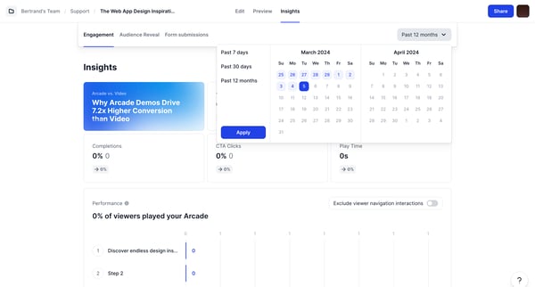 Insights The Web App Design Inspiration Library • Nicely done from Arcade