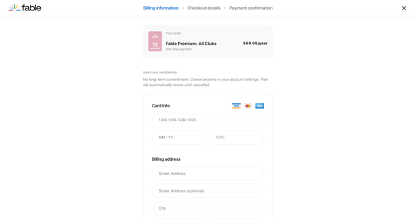 Checkout - Fable | Stories for everyone from Fable