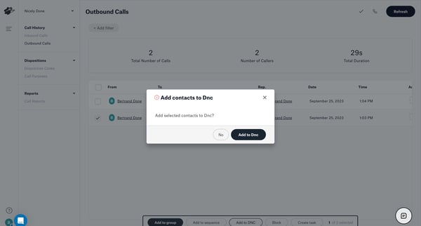 Outbound Calls from Distrobird