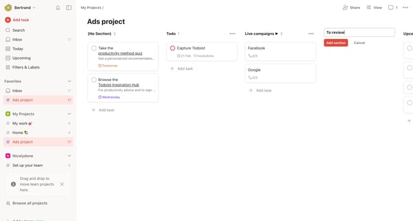 Ads project – Todoist from Todoist
