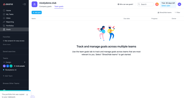 nicelydone.club - Asana from Asana