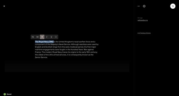 Your Library | Cosmos screen