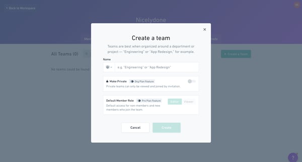 Workspace Teams from Whimsical