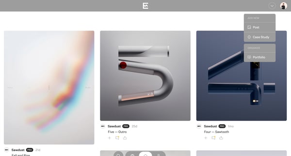Explore - Your new creative space screen