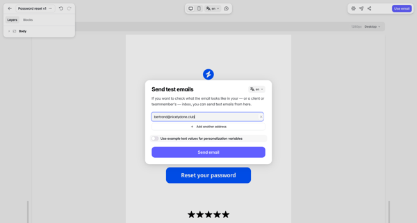 Editor — Tabular screen