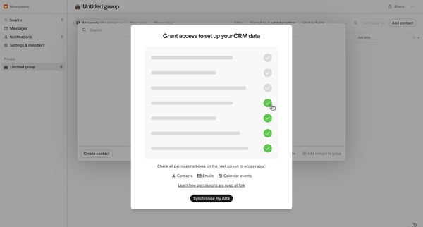 folk - app screen