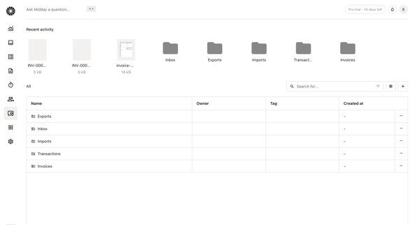 Vault | Midday screen