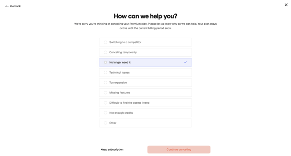 Subscription | Magnific (formerly Freepik) screen