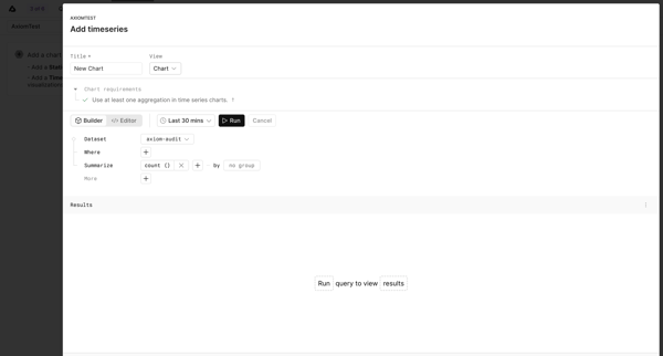 AxiomTest | Dashboards screen