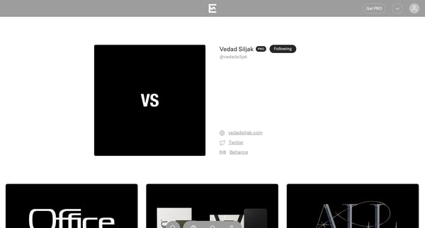 Vedad Siljak @vedadsiljak - Explore screen