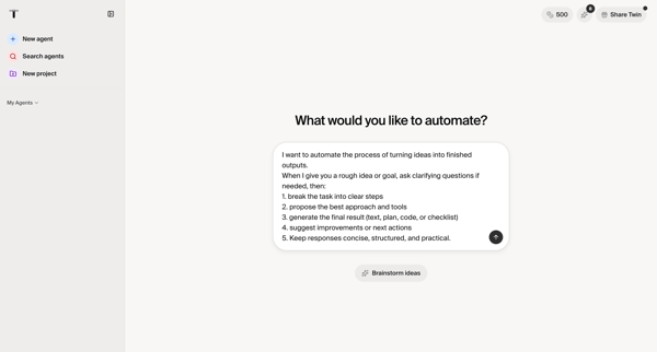 Twin - Automate anything screen