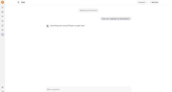 Chat | Nicelydone screen