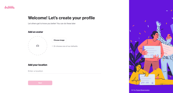 Dribbble - Discover the World’s Top Designers & Creative Professionals screen