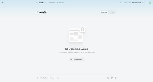Events · Luma screen