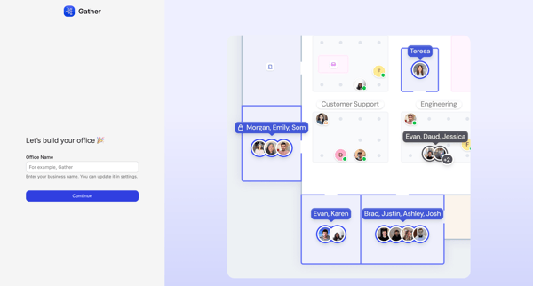 Office | Gather screen