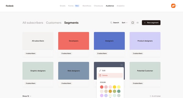 Segments | Flodesk from Flodesk