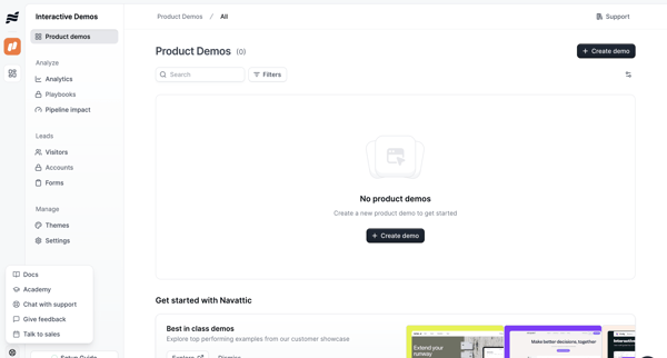Product Demos · nicelydone3 screen