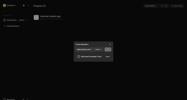 Designers | Play screen