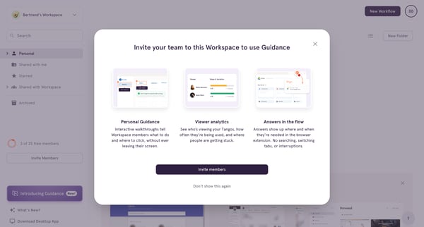 Personal screen