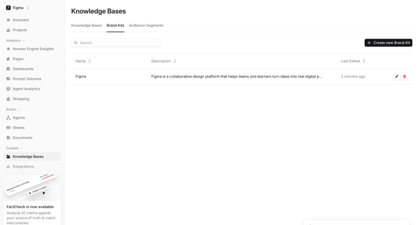 Profound | Answer Engine Optimization screen