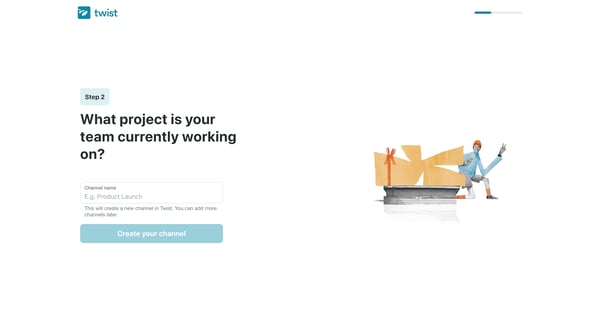 What project is your team currently working on | Twist screen
