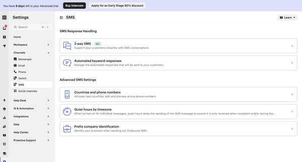 SMS | Nicelydone Intercom from Intercom