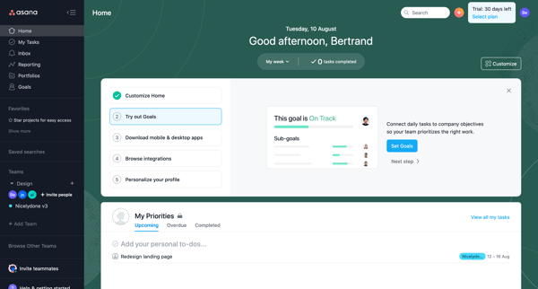 Home - Asana from Asana