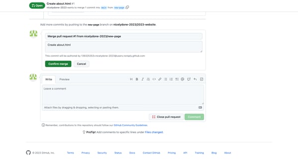 Create about.html by nicelydone-2023 · Pull Request 1 · nicelydon screen