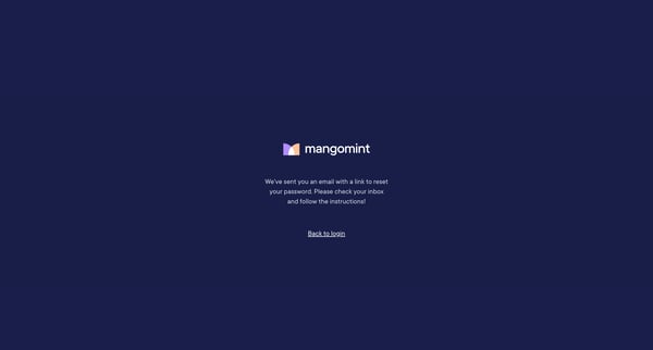 Mangomint App screen