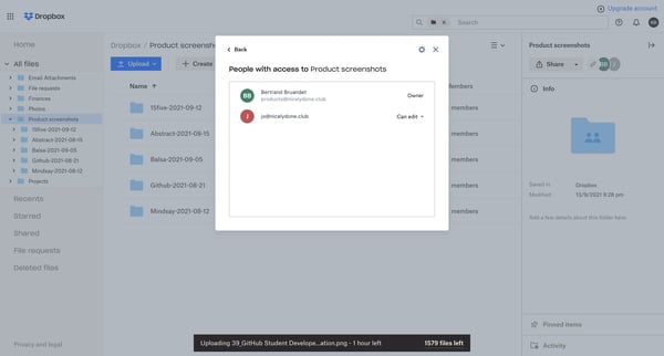 Product screenshots - Dropbox from Dropbox