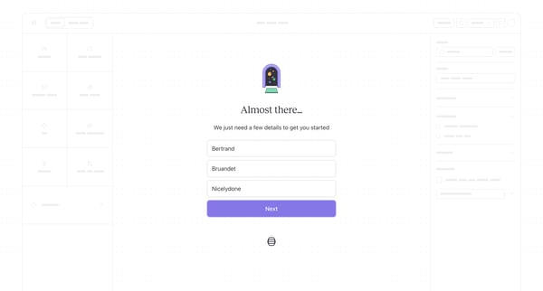 Your first story - Tines screen