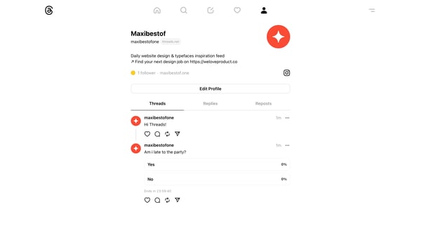Maxibestof @maxibestofone on Threads from Threads