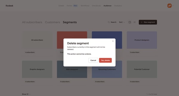 Segments | Flodesk from Flodesk
