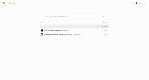 Reading – Basic Bookmarks from (Basic) Bookmarks