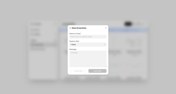 Screenshots screen
