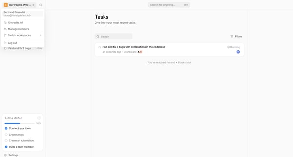 Tasks — Tembo from Tembo