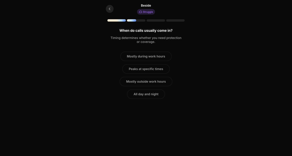 Beside | Join - Beside screen