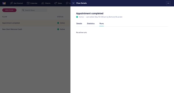 Mangomint App screen