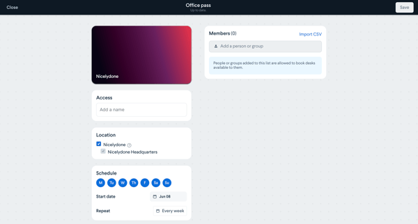 Dashboard - Nicelydone screen