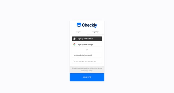Sign In with Auth0 screen