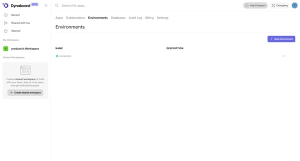 Environments • Dynaboard from Dynaboard