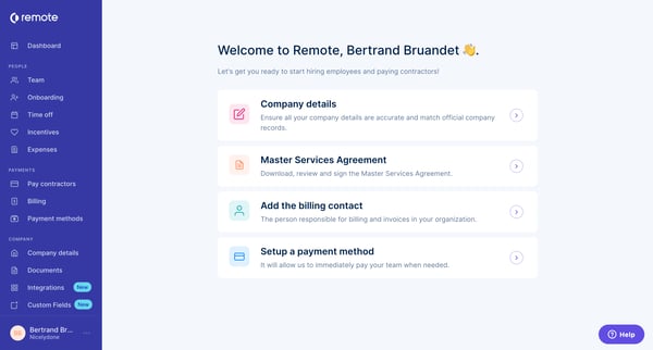 Getting started | Remote from Remote