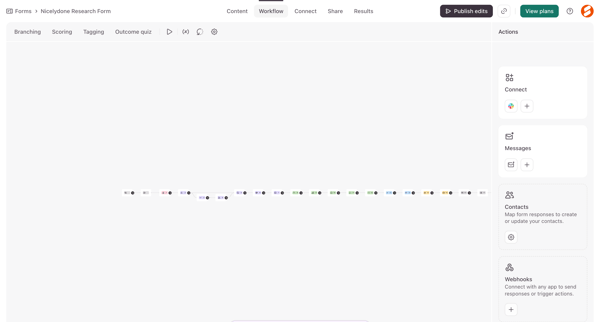 Typeform - Create screen