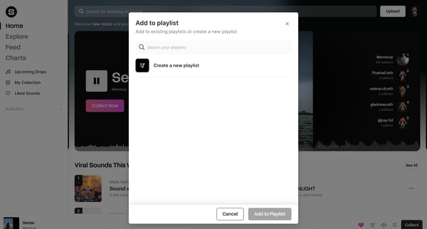 Sense • Memloop screen