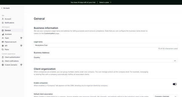 Assembly Dashboard – Nicelydone Club screen