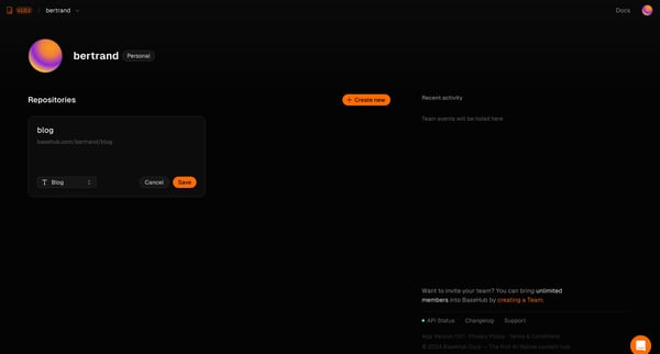 bertrand — BaseHub from Basehub