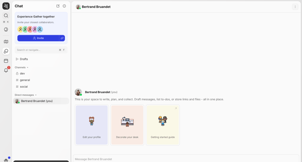 Nicelydone | Gather screen