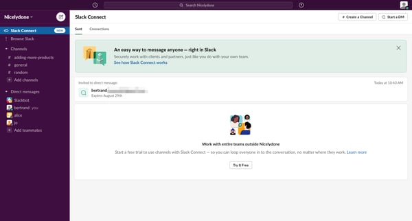 Slack | Slack Connect Nicelydone from Slack