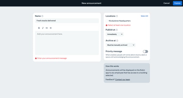 Dashboard - Nicelydone screen