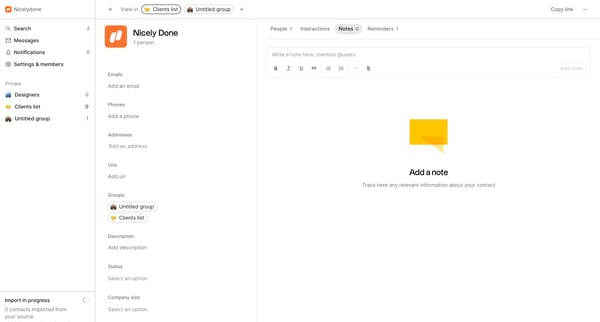 folk - app screen